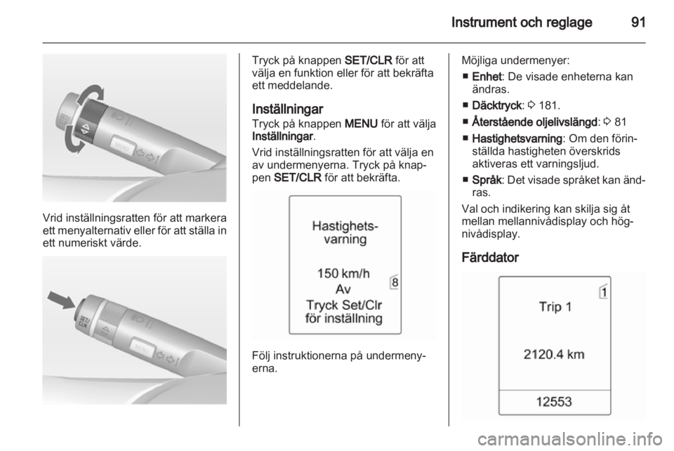 OPEL INSIGNIA 2011.5  Instruktionsbok 