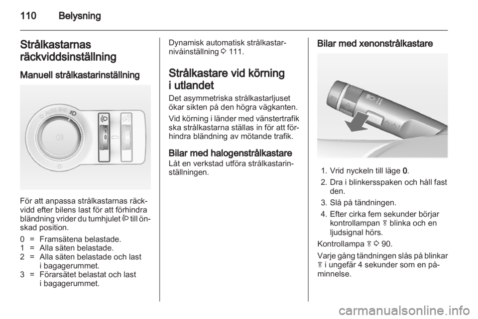 OPEL INSIGNIA 2012  Instruktionsbok 