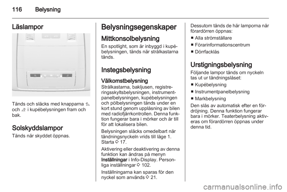 OPEL INSIGNIA 2012  Instruktionsbok 