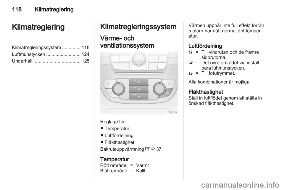 OPEL INSIGNIA 2012  Instruktionsbok 