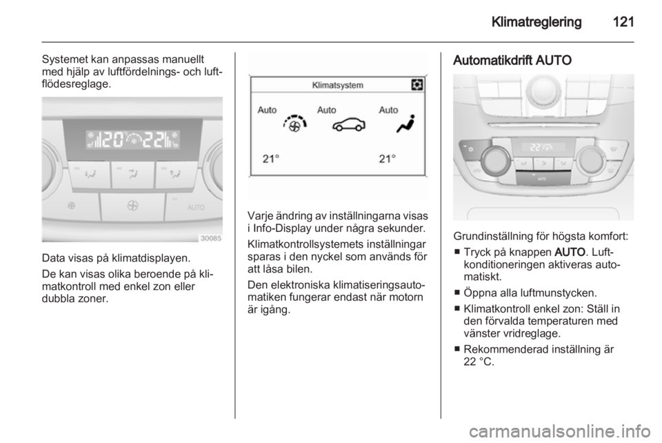 OPEL INSIGNIA 2012  Instruktionsbok 