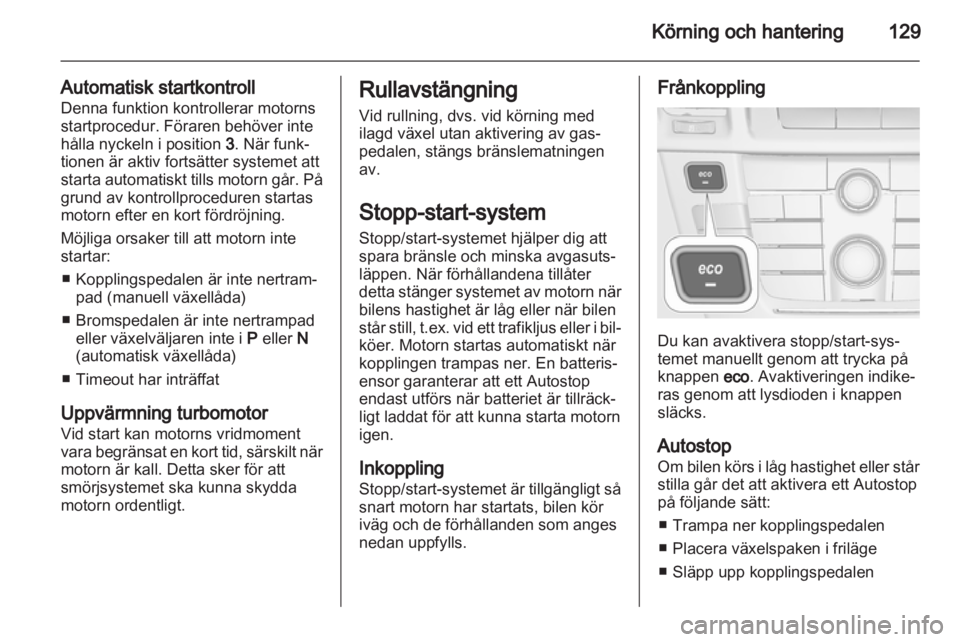 OPEL INSIGNIA 2012  Instruktionsbok 