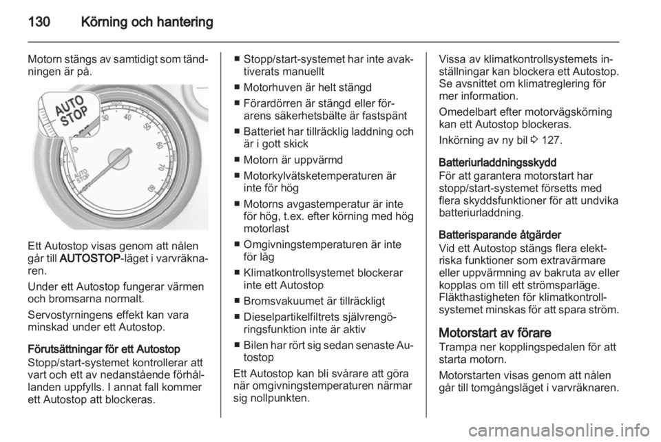 OPEL INSIGNIA 2012  Instruktionsbok 
