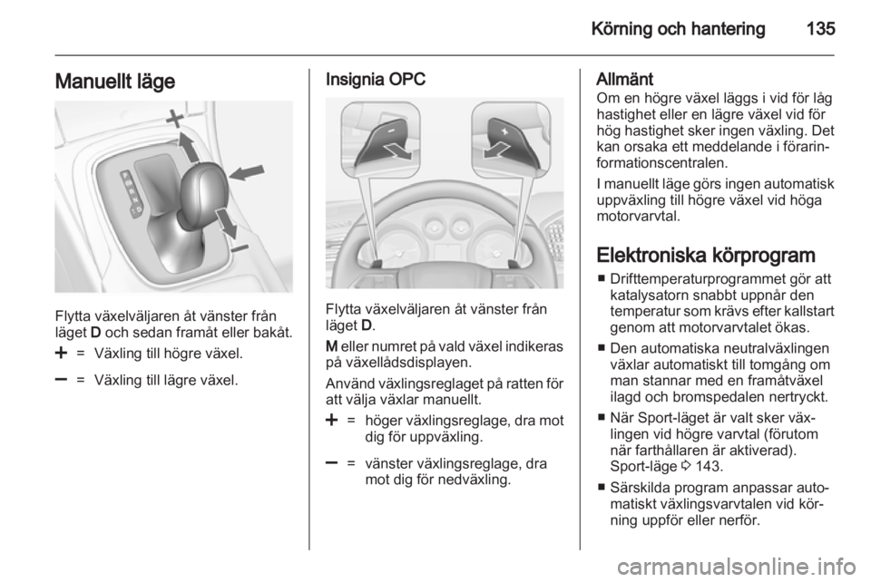 OPEL INSIGNIA 2012  Instruktionsbok 