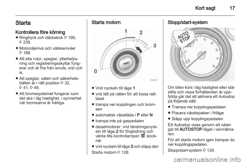 OPEL INSIGNIA 2012  Instruktionsbok 
