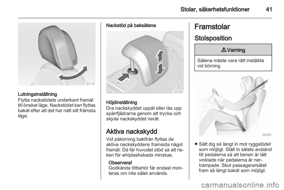 OPEL INSIGNIA 2012  Instruktionsbok 