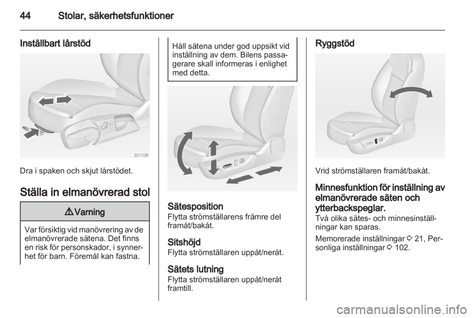 OPEL INSIGNIA 2012  Instruktionsbok 