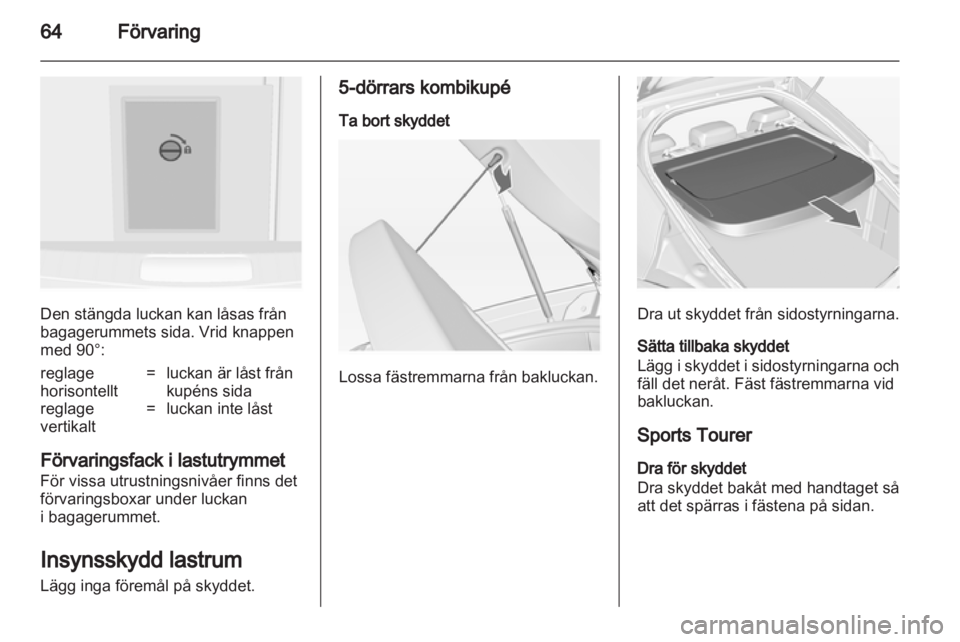 OPEL INSIGNIA 2012  Instruktionsbok 