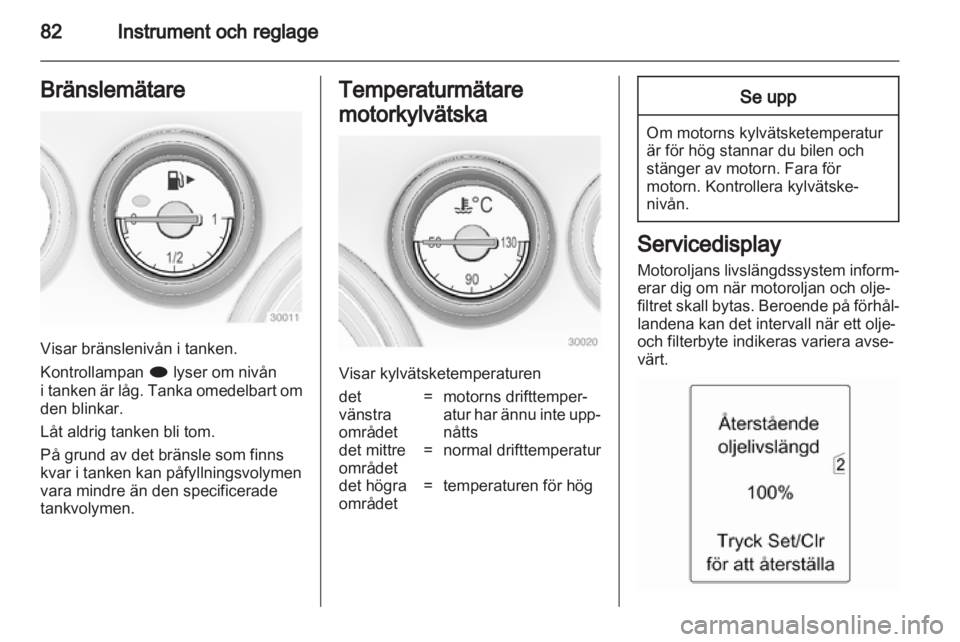OPEL INSIGNIA 2012  Instruktionsbok 