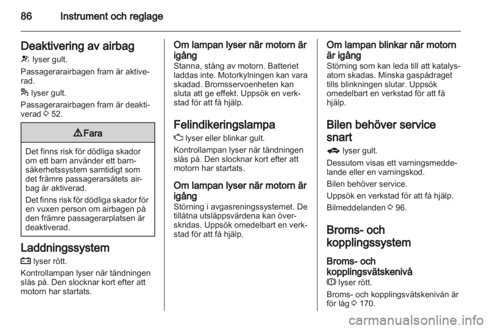 OPEL INSIGNIA 2012  Instruktionsbok 