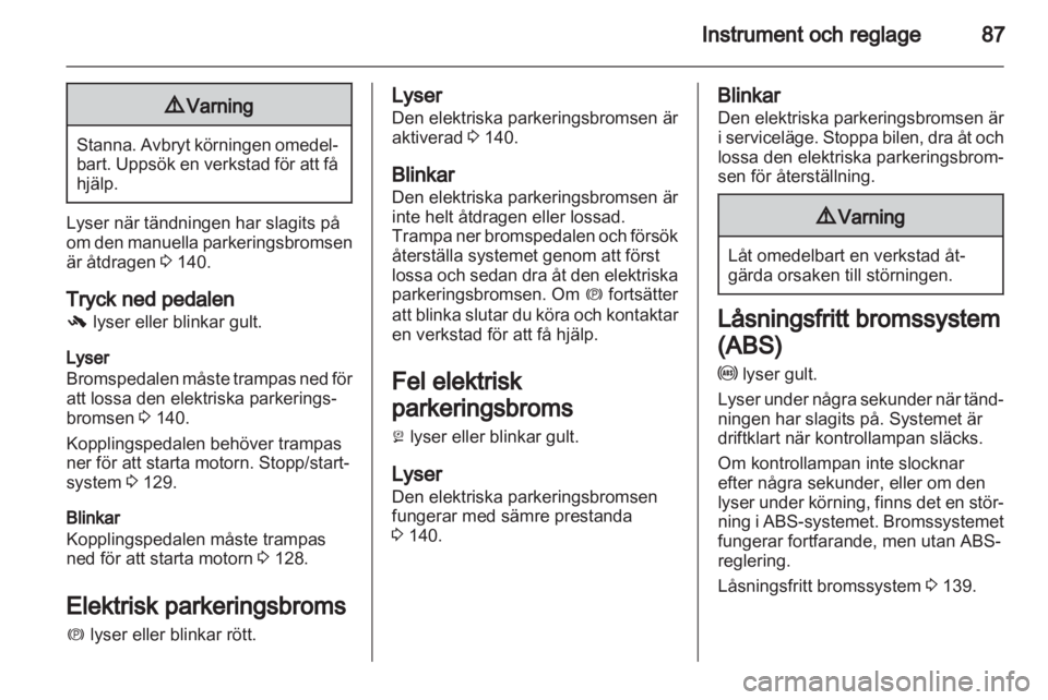 OPEL INSIGNIA 2012  Instruktionsbok 