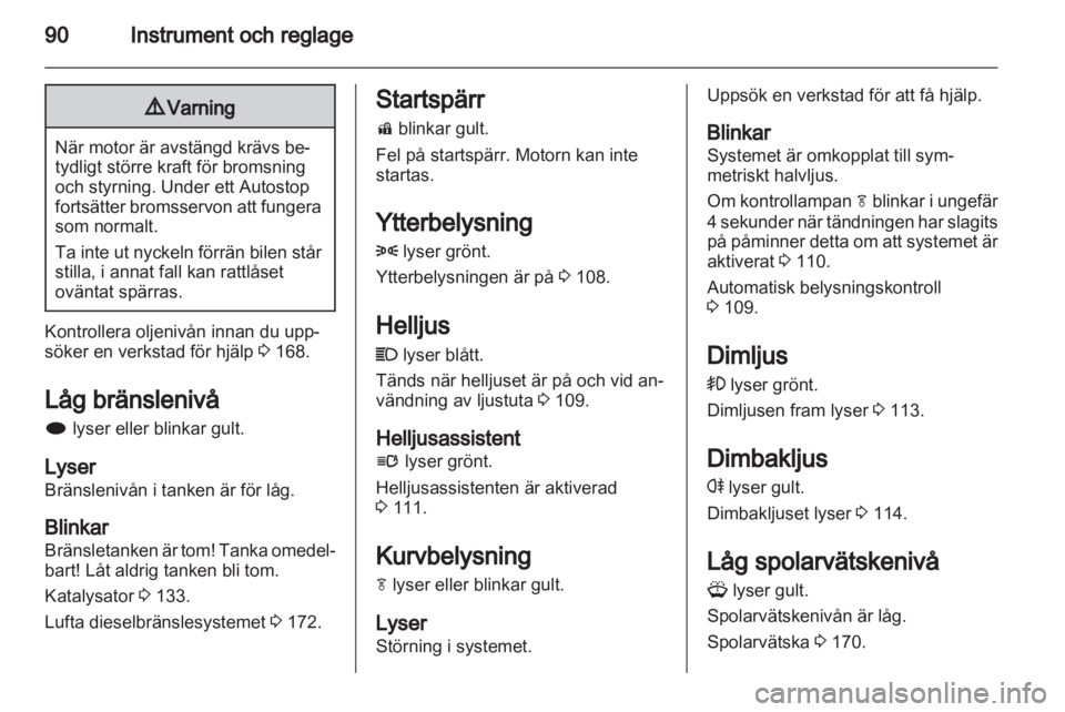 OPEL INSIGNIA 2012  Instruktionsbok 