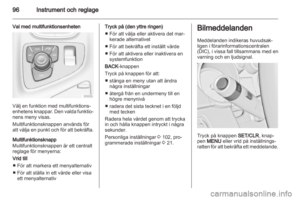 OPEL INSIGNIA 2012  Instruktionsbok 