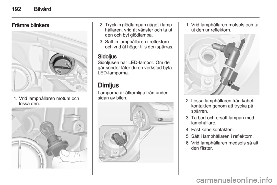 OPEL INSIGNIA 2012.5  Instruktionsbok 