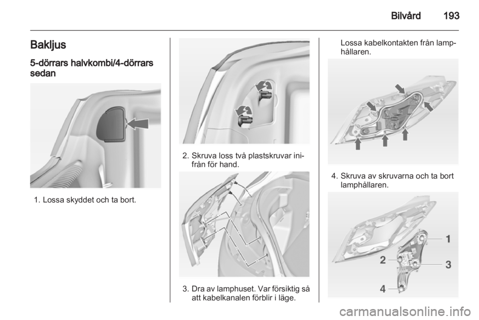 OPEL INSIGNIA 2012.5  Instruktionsbok 