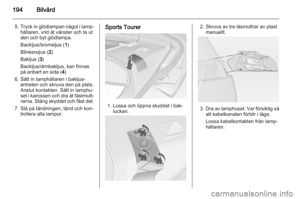 OPEL INSIGNIA 2012.5  Instruktionsbok 
