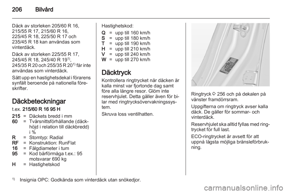 OPEL INSIGNIA 2012.5  Instruktionsbok 