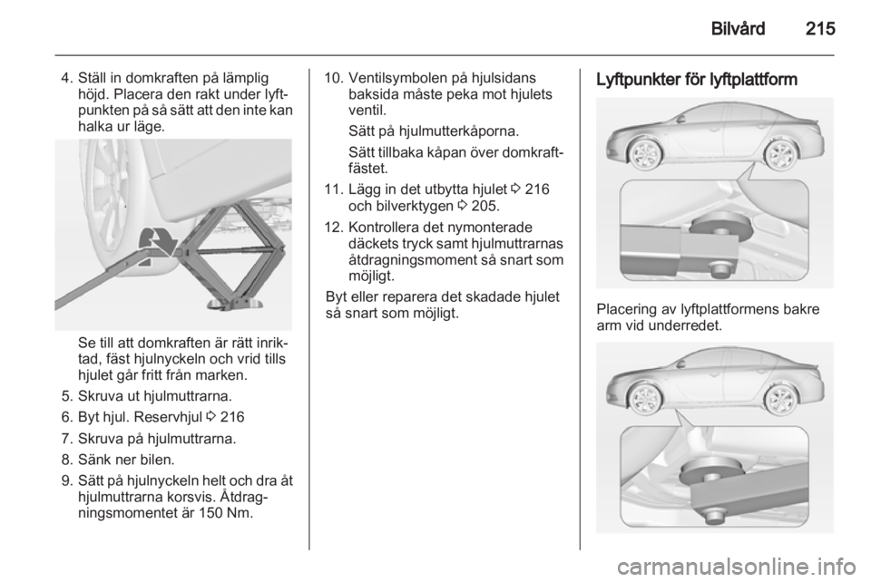 OPEL INSIGNIA 2012.5  Instruktionsbok 
