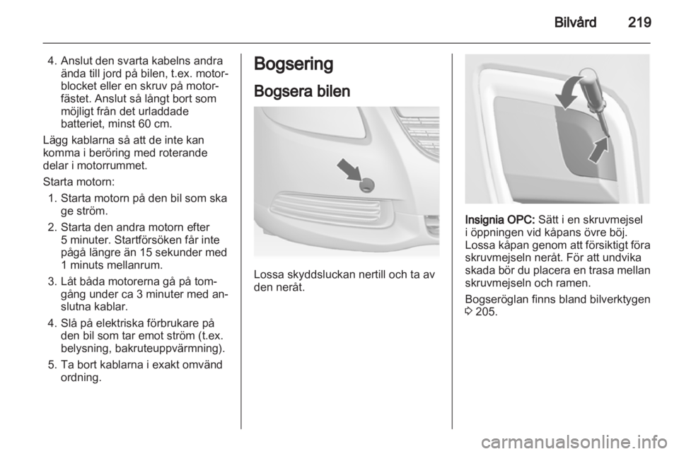 OPEL INSIGNIA 2012.5  Instruktionsbok 