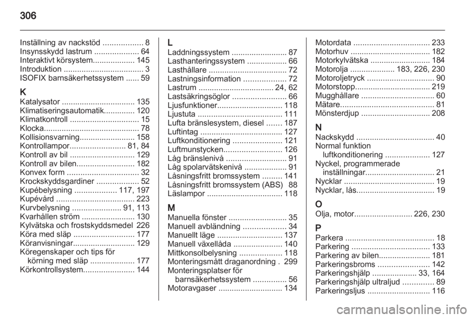 OPEL INSIGNIA 2012.5  Instruktionsbok 