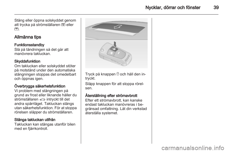 OPEL INSIGNIA 2012.5  Instruktionsbok 