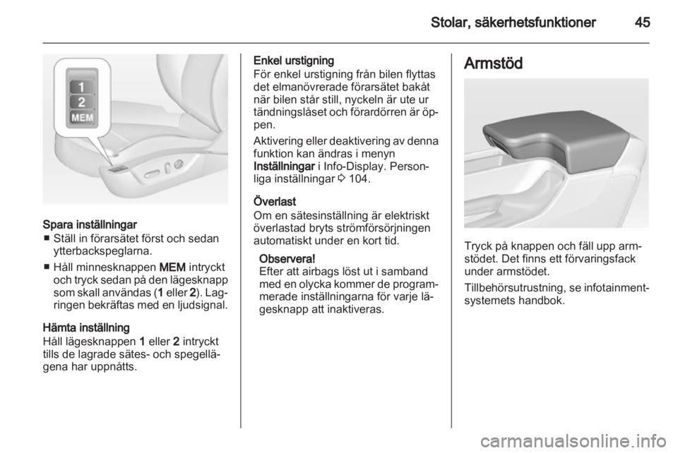 OPEL INSIGNIA 2012.5  Instruktionsbok 