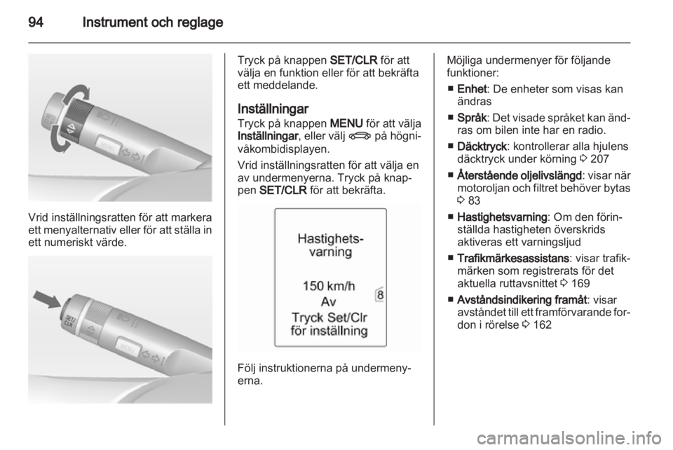 OPEL INSIGNIA 2012.5  Instruktionsbok 