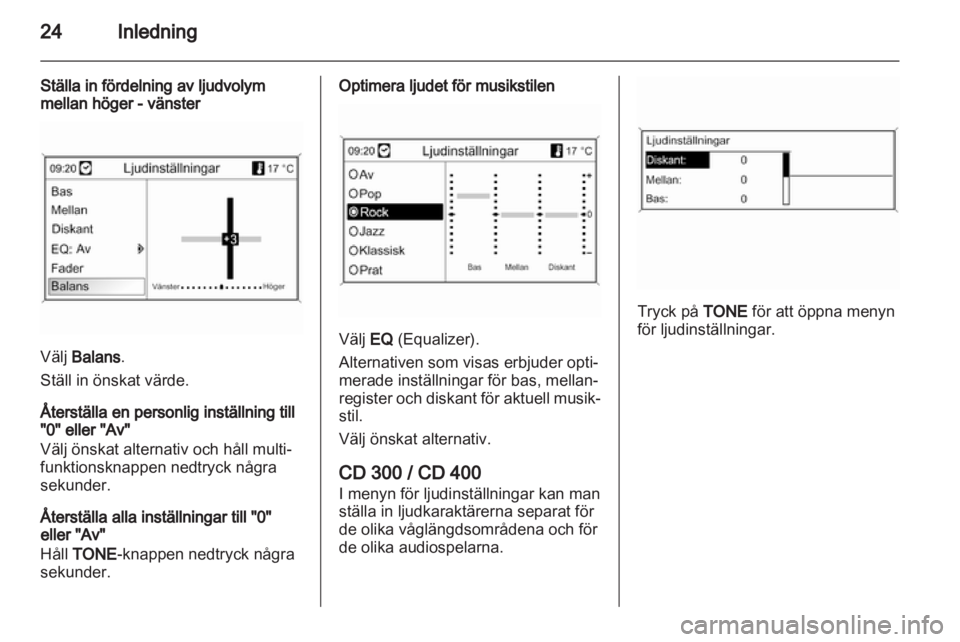 OPEL INSIGNIA 2013  Handbok för infotainmentsystem 