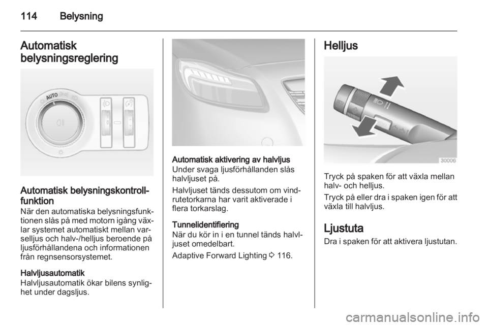 OPEL INSIGNIA 2013  Instruktionsbok 
