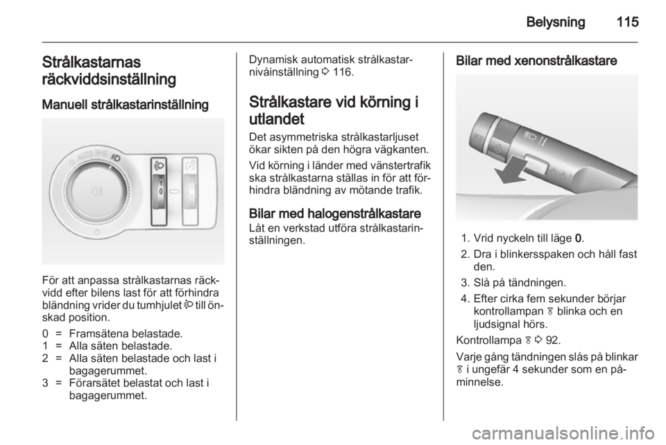 OPEL INSIGNIA 2013  Instruktionsbok 