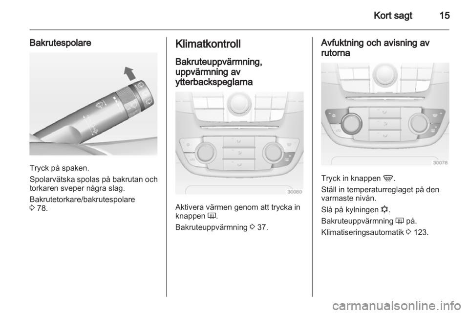 OPEL INSIGNIA 2013  Instruktionsbok 