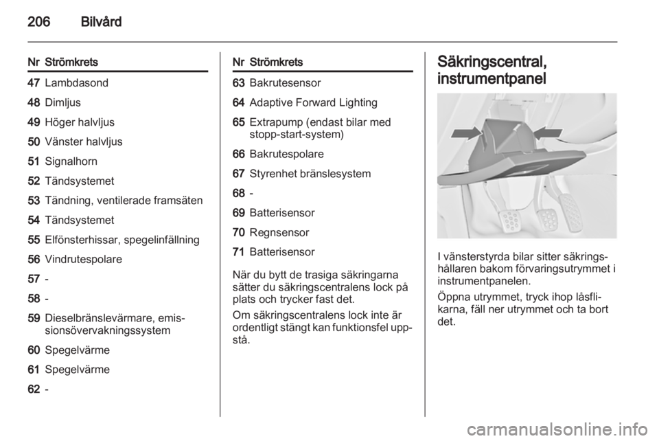 OPEL INSIGNIA 2013  Instruktionsbok 