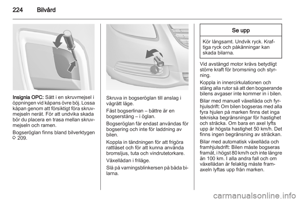 OPEL INSIGNIA 2013  Instruktionsbok 