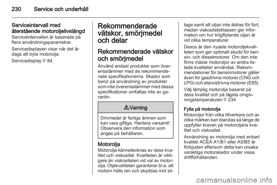 OPEL INSIGNIA 2013  Instruktionsbok 