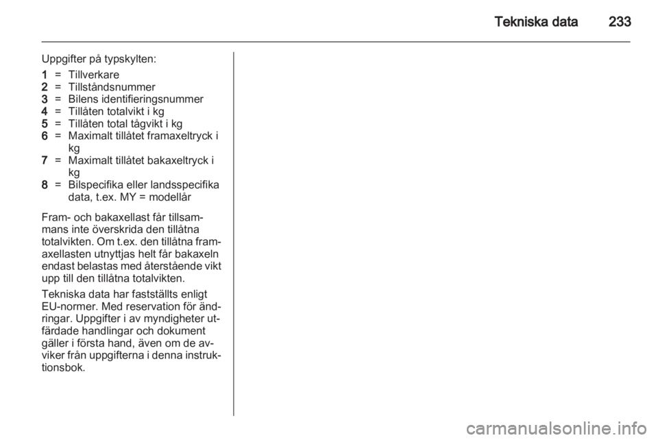 OPEL INSIGNIA 2013  Instruktionsbok 