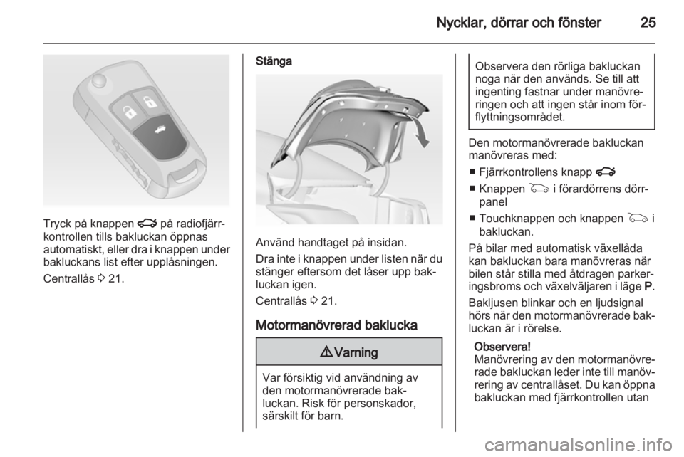 OPEL INSIGNIA 2013  Instruktionsbok 