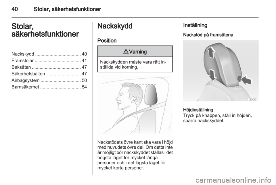 OPEL INSIGNIA 2013  Instruktionsbok 