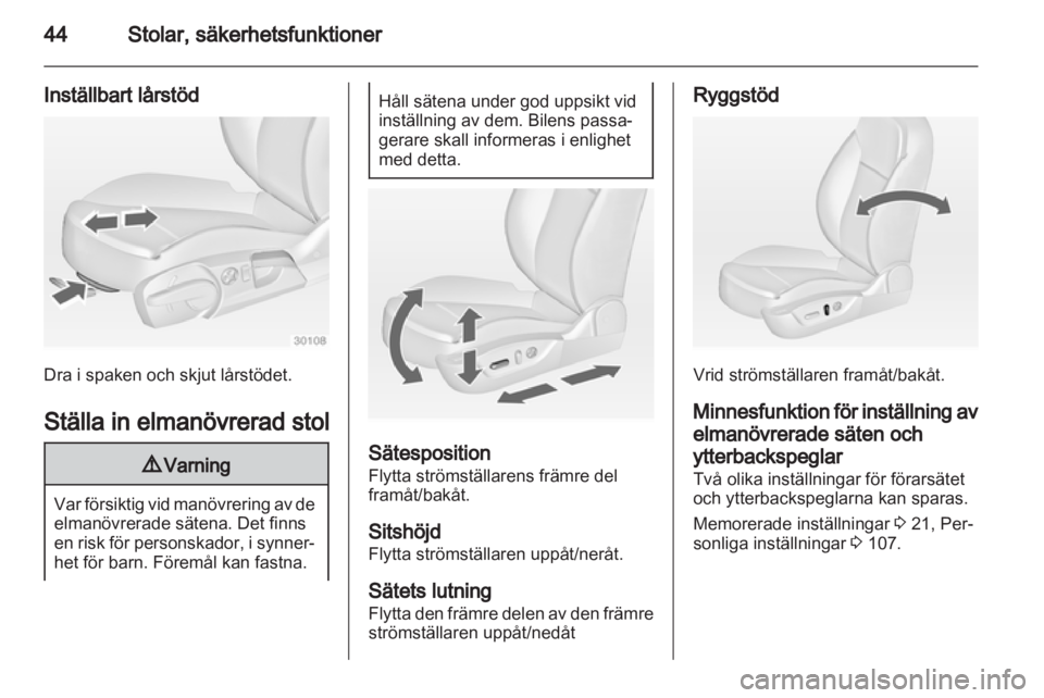 OPEL INSIGNIA 2013  Instruktionsbok 