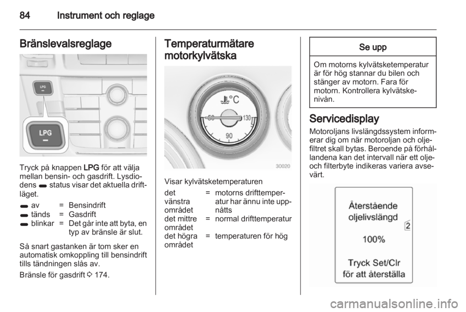 OPEL INSIGNIA 2013  Instruktionsbok 