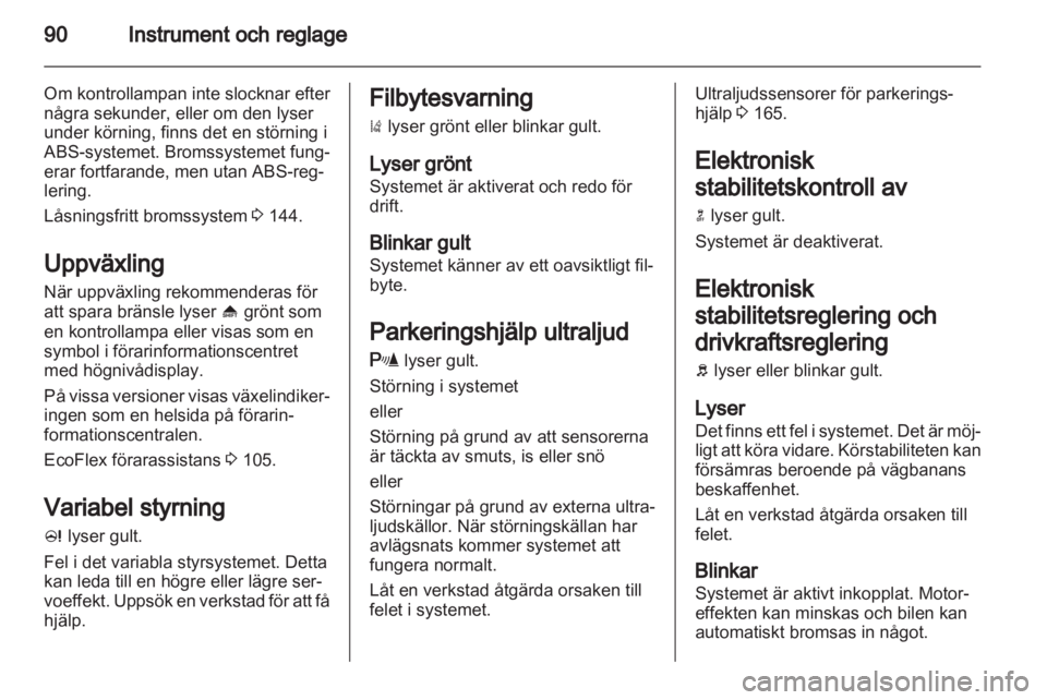 OPEL INSIGNIA 2013  Instruktionsbok 