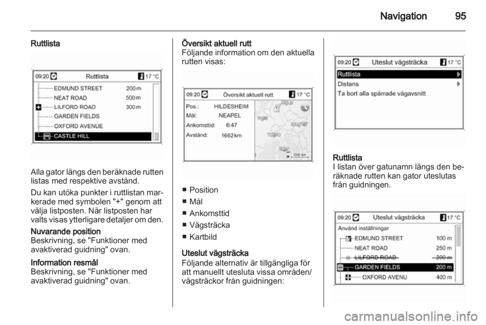 OPEL INSIGNIA 2013.5  Handbok för infotainmentsystem 