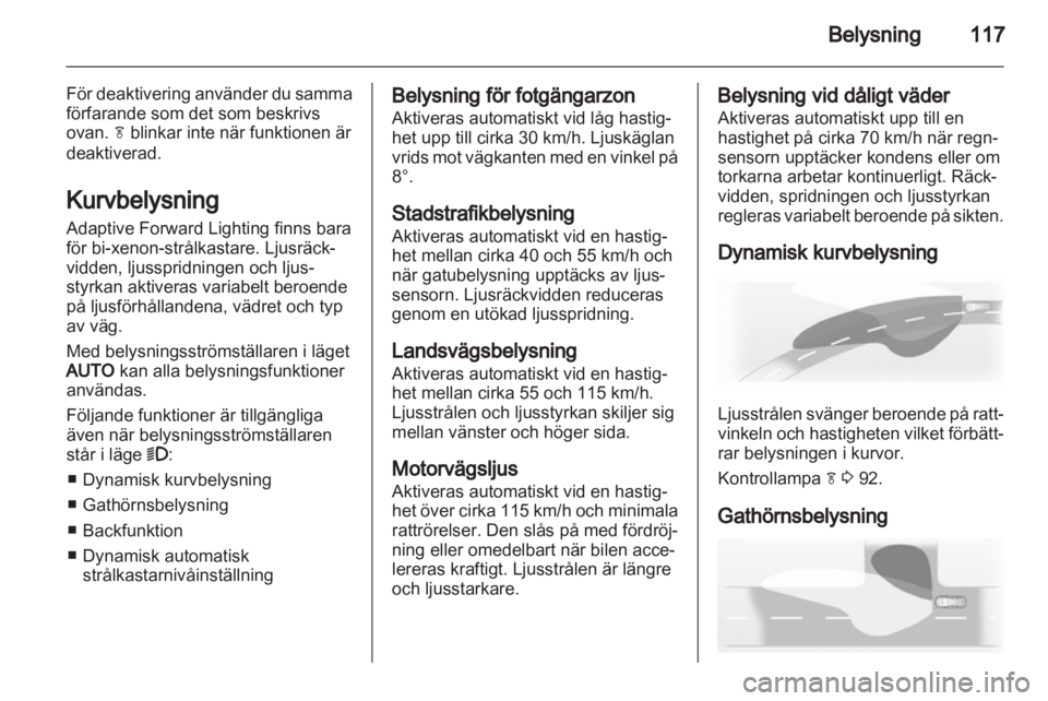 OPEL INSIGNIA 2013.5  Instruktionsbok 