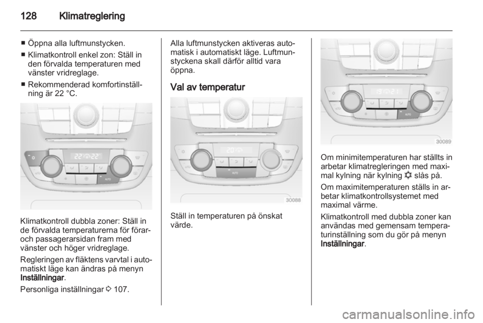 OPEL INSIGNIA 2013.5  Instruktionsbok 