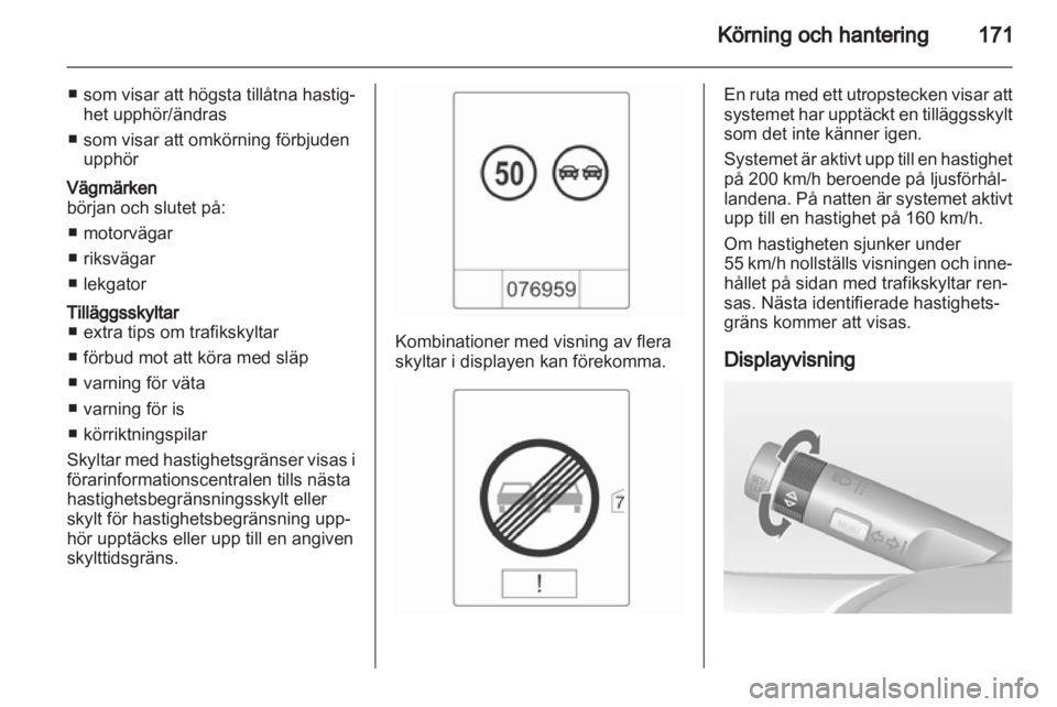 OPEL INSIGNIA 2013.5  Instruktionsbok 