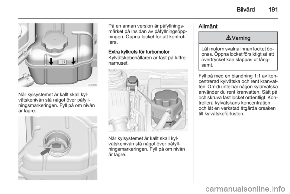 OPEL INSIGNIA 2013.5  Instruktionsbok 