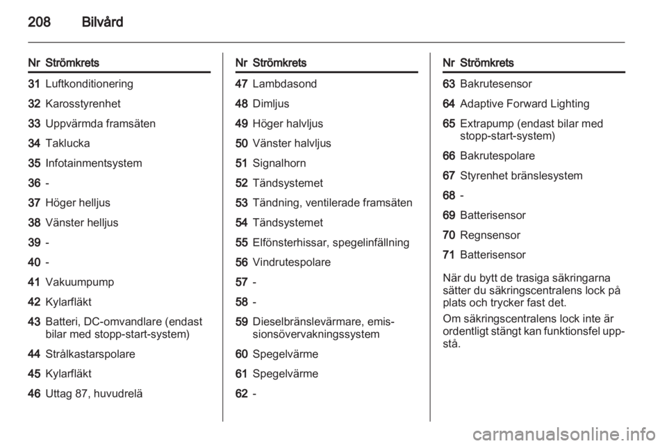 OPEL INSIGNIA 2013.5  Instruktionsbok 