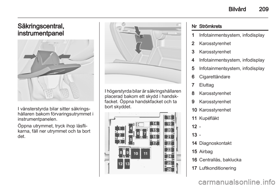OPEL INSIGNIA 2013.5  Instruktionsbok 