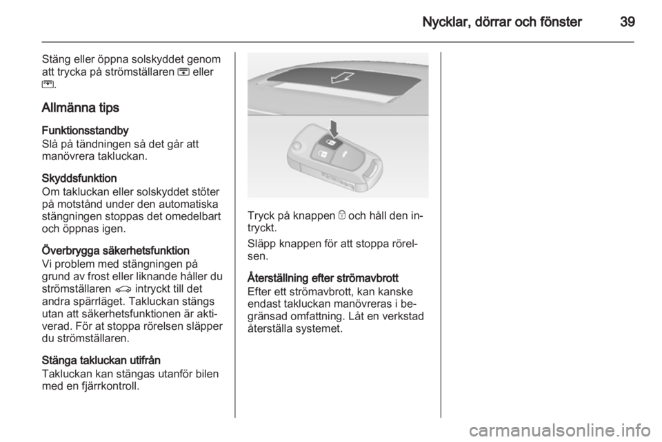 OPEL INSIGNIA 2013.5  Instruktionsbok 