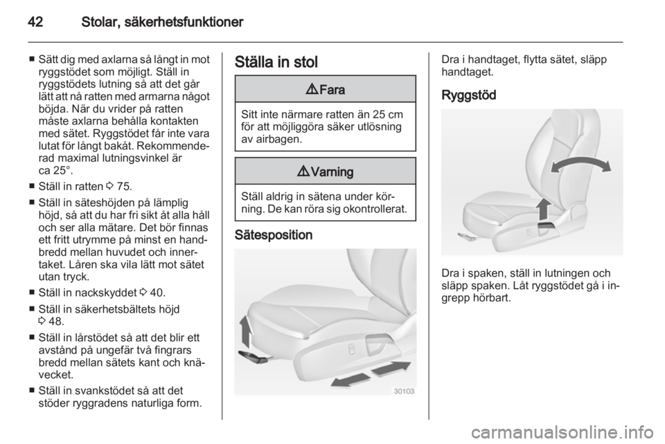 OPEL INSIGNIA 2013.5  Instruktionsbok 