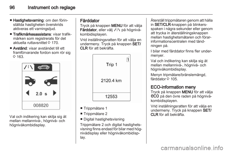 OPEL INSIGNIA 2013.5  Instruktionsbok 